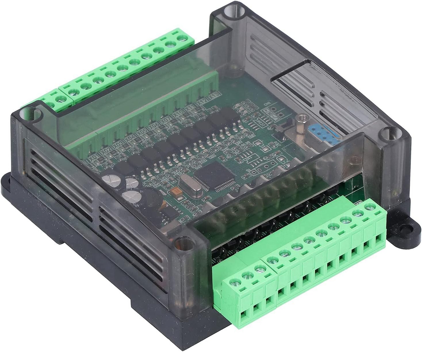 12V PLC Control Programmable Logic Controller DC12V 2N20MT Industrial Control Board PLC Programmable Logic Controller Relay Output(Add Shell), Industrial Computer