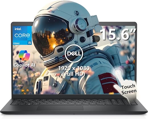 Dell 15 Touchscreen Laptop, Intel 10-Core i5-1334U (Beat i7-1250U) 15.6" FHD IPS...