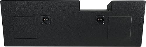 Miniatura 9 de QPower QBGMC19212 - Caja de subwoofer con puerto doble de 2 agujeros y 12 pulgadas con revestimiento de cama en aerosol para 2019-2022 GMC/Chevy