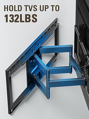 Miniatura 2 de Mounting Dream Soporte de pared para TV para la mayoría de televisores de 42 a 90 pulgadas, soporte de TV de movimiento completo premontado con