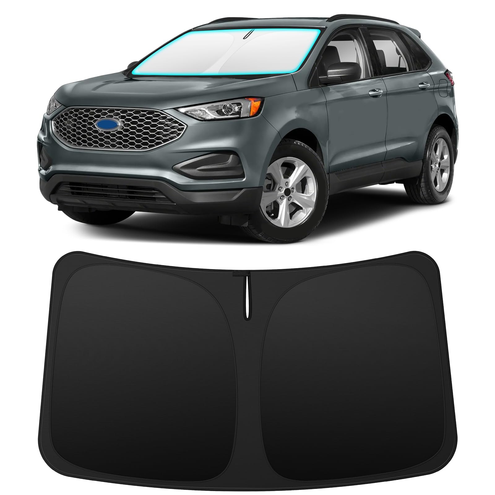 INSAUTO Custom Fit Windshield Sun Shade for Ford Edge 2015-2024