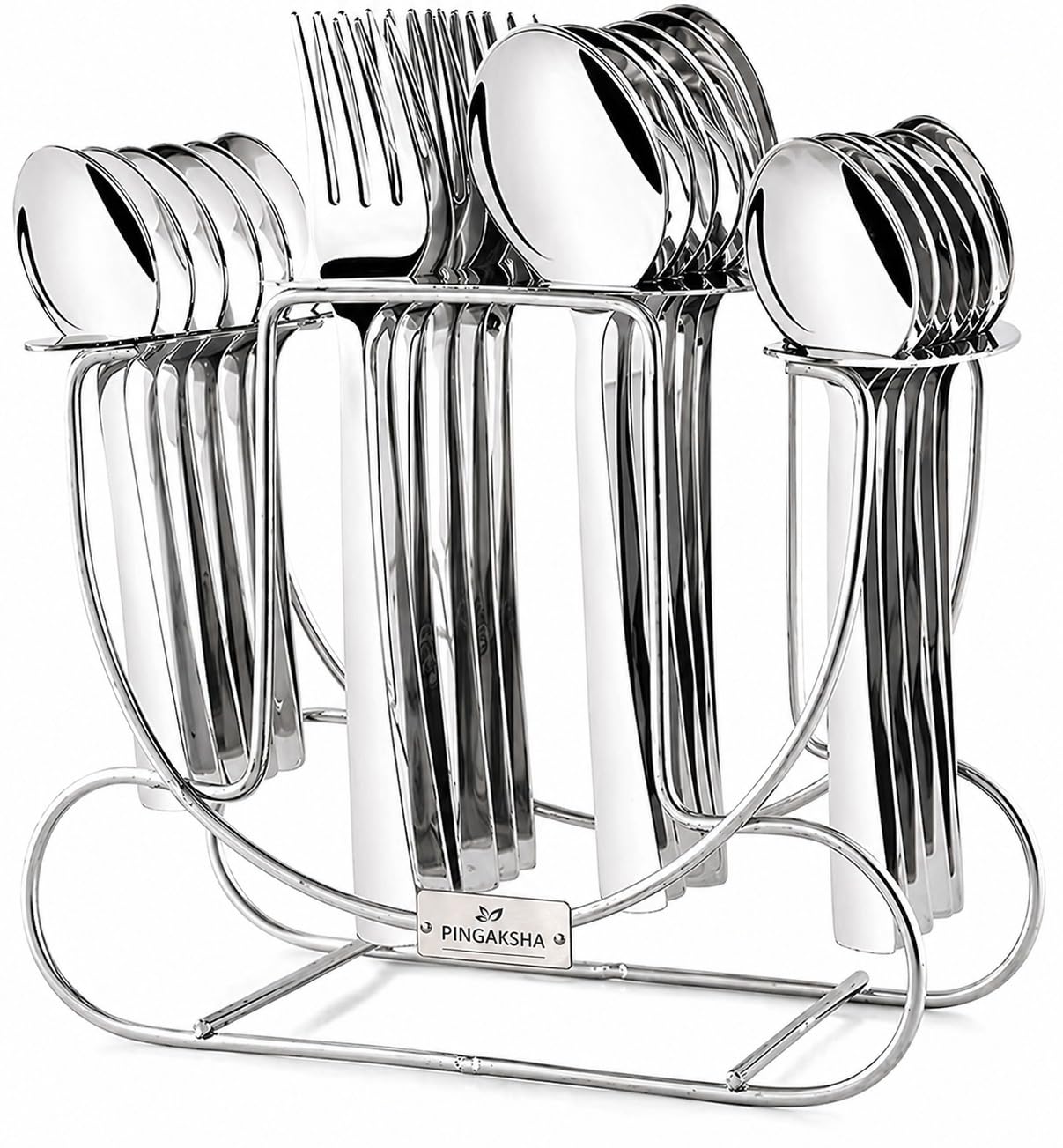 Stainless Steel Spoon Stand - Organize Your Cutlery -1