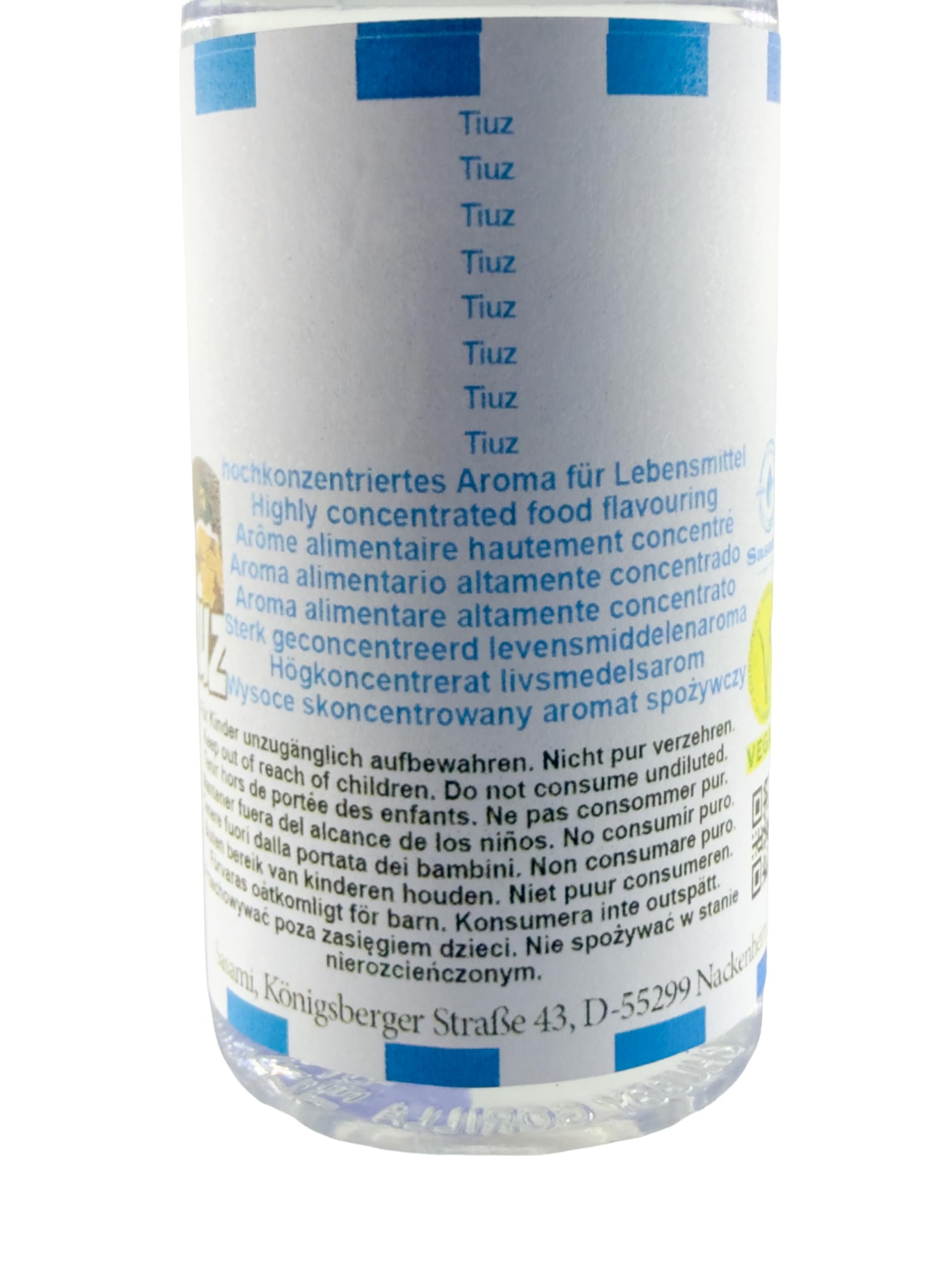 Tiuz Aroma Konzentrat - Vegan - Sasami - 100ml