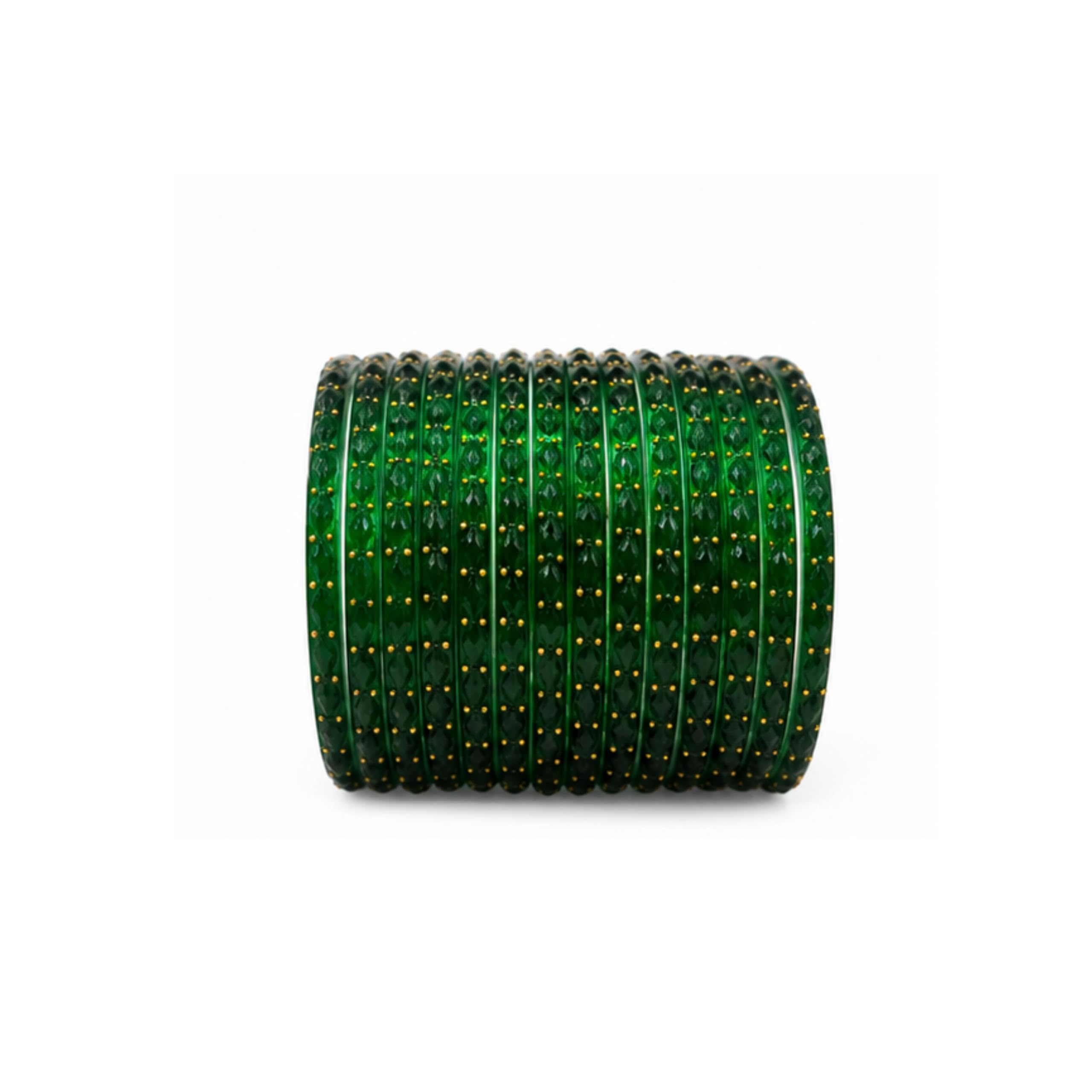 Multicolor Traditional Glass Bangles Set for Women & Girls (Set of 12) | Glitter Stone Studded Thin Bangles | Lightweight Colorful Chudi Set | Ethnic Jewelry for Wedding, Festival & Party.-image-23
