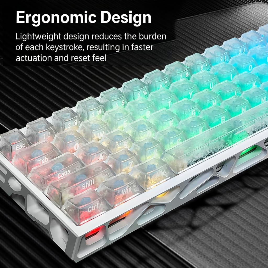 119 Keys Carbon Fiber Theme Keycap Set PC Carbon Texture Keyboard