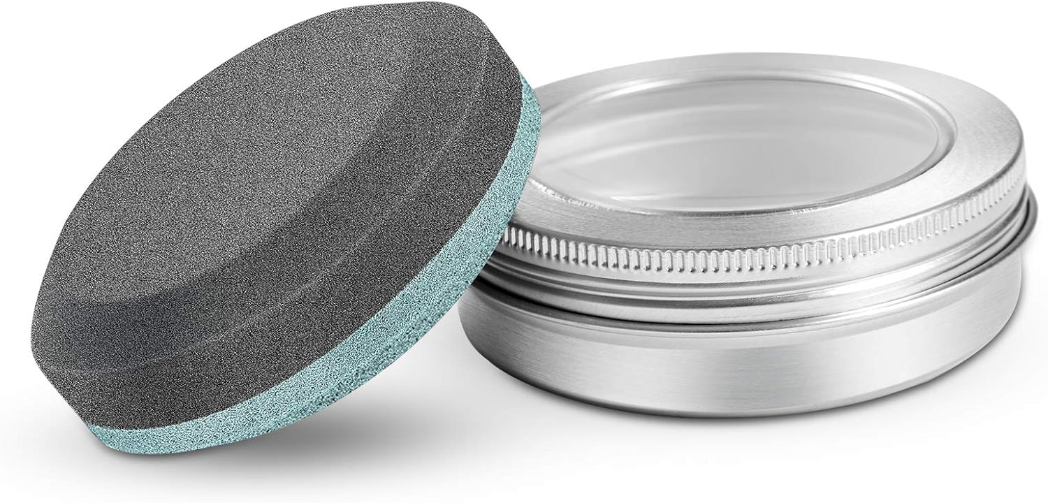 Axe Sharpener & Tools Sharpening Puck,Dual Grit Puck ,Multi