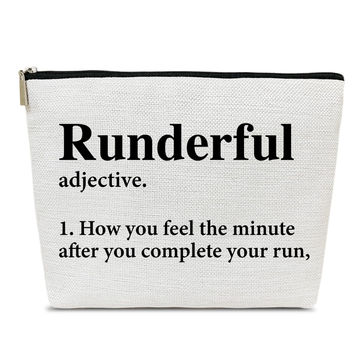 Ythuil Running Gifts Makeup Bag, Gifts for Women, Marathon Runners, Sports Accessories and Stuff, Runderful Definition Cosmetic Bags for Purse
