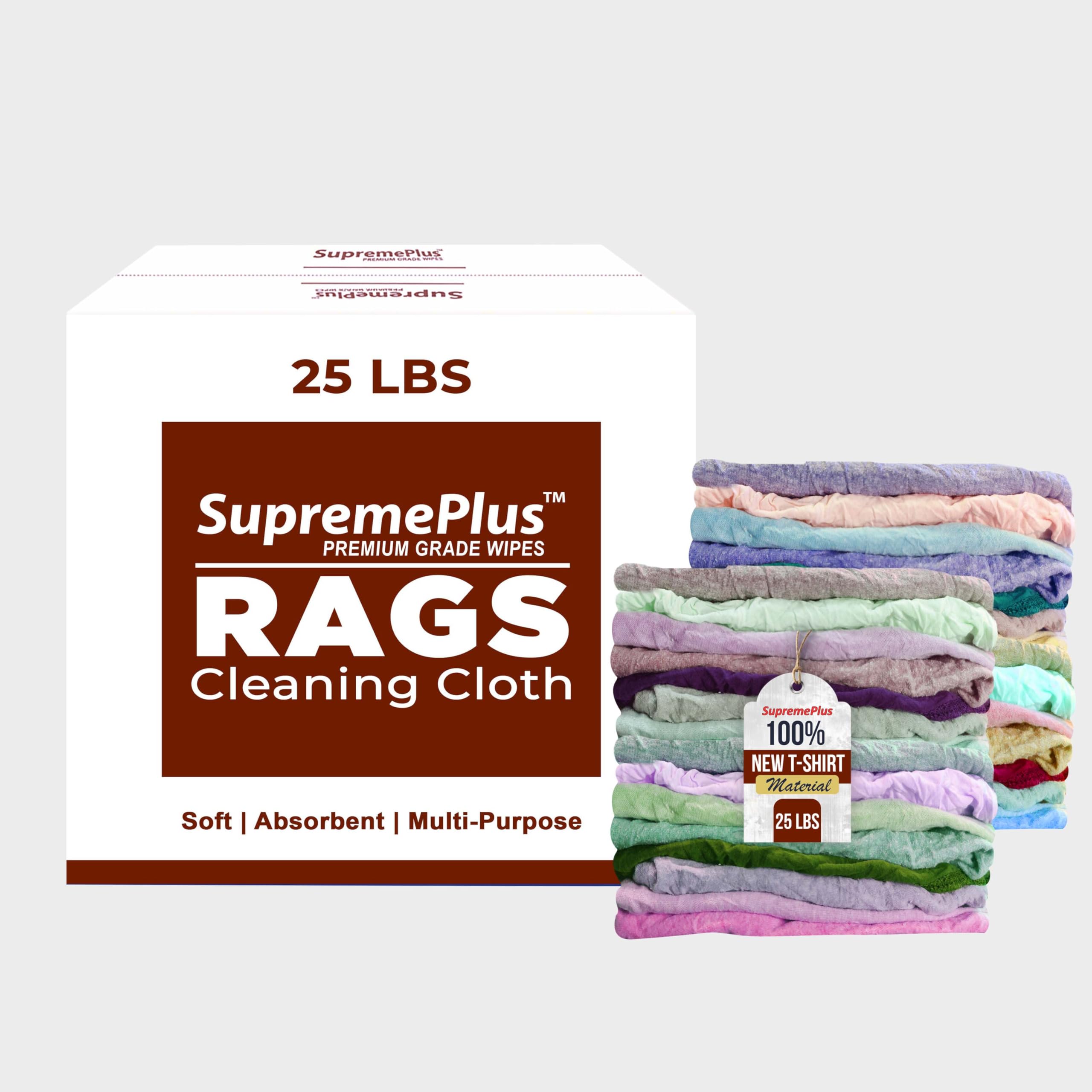 Amazon.com: SupremePlus Premium Color Knit Cleaning Rags (25 lbs