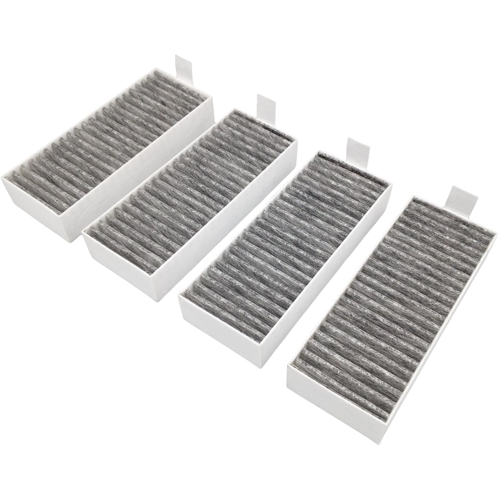 4 x Aktivkohlefilter passend für Siemens Clean Air HZ9VRCR0, HZ9VRCR1, HZ9VRUD0, 17004796, 17004798, 17007505 für Kochfelder mit Dunstabzug ED6, ED7, ED8, EH6, EH8, EX8