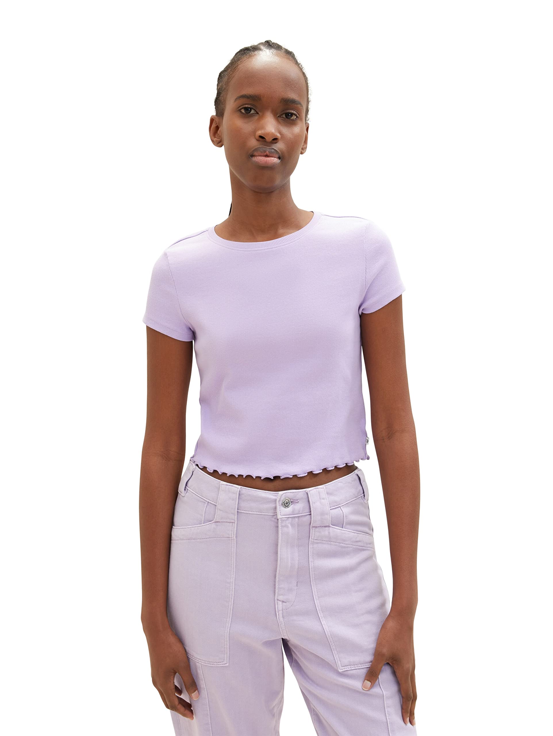 Tom Tailor Denim Ladies T-Shirt 1035865, 31042 - Lilac Vibe, Large