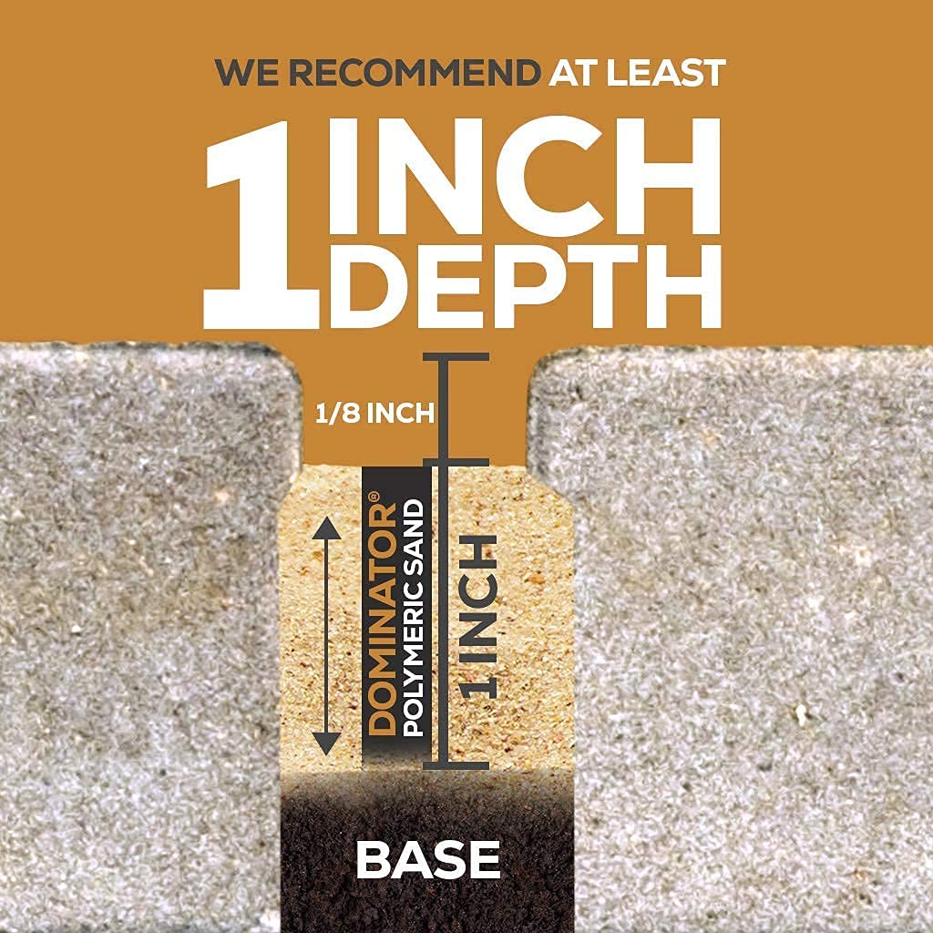13 Pound, Titanium Joint Stabilizing for Pavers, DOMINATOR Polymeric Sand with Revolutionary