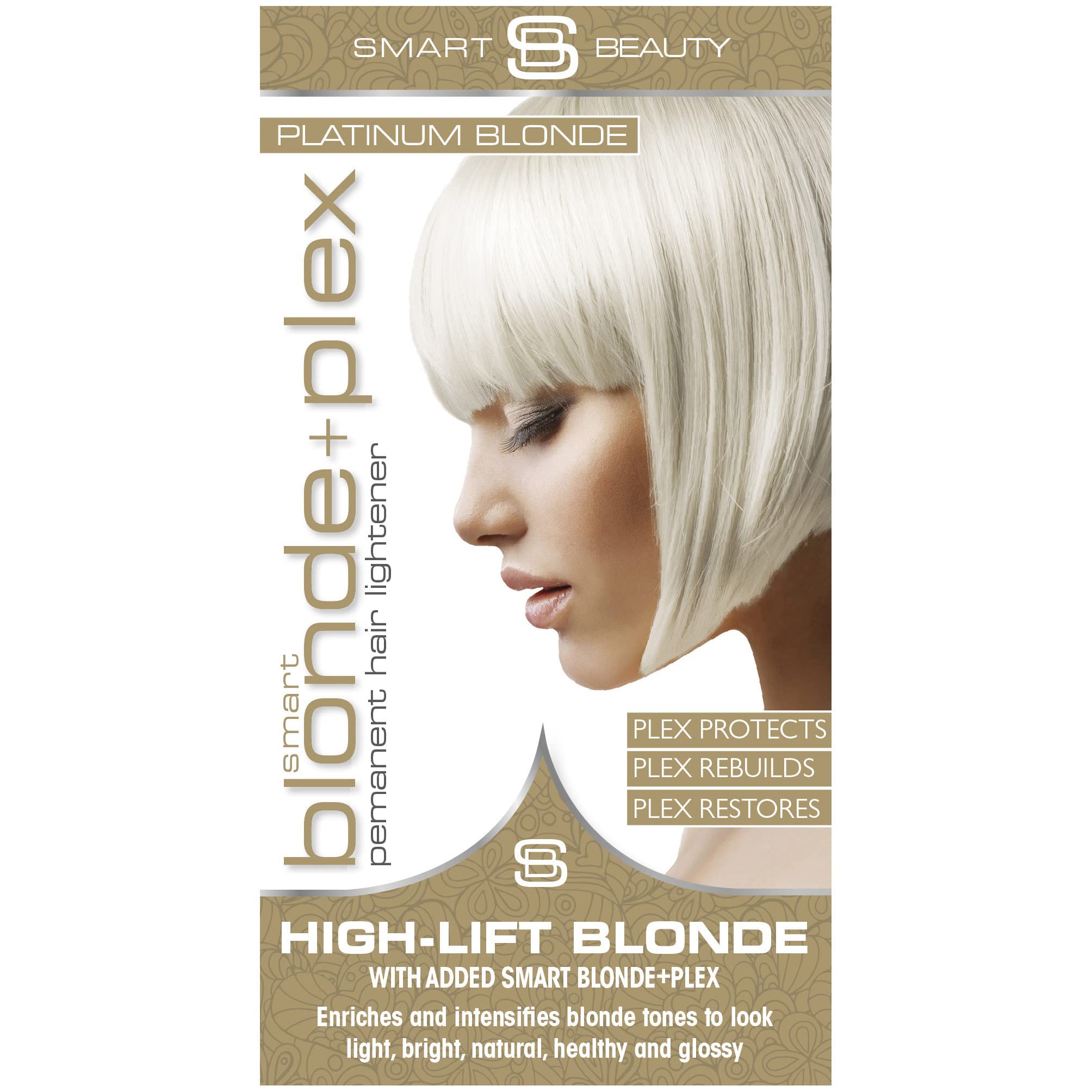 Platinum Blonde Hair Dye Permanent with Plex Hair Antibreakage