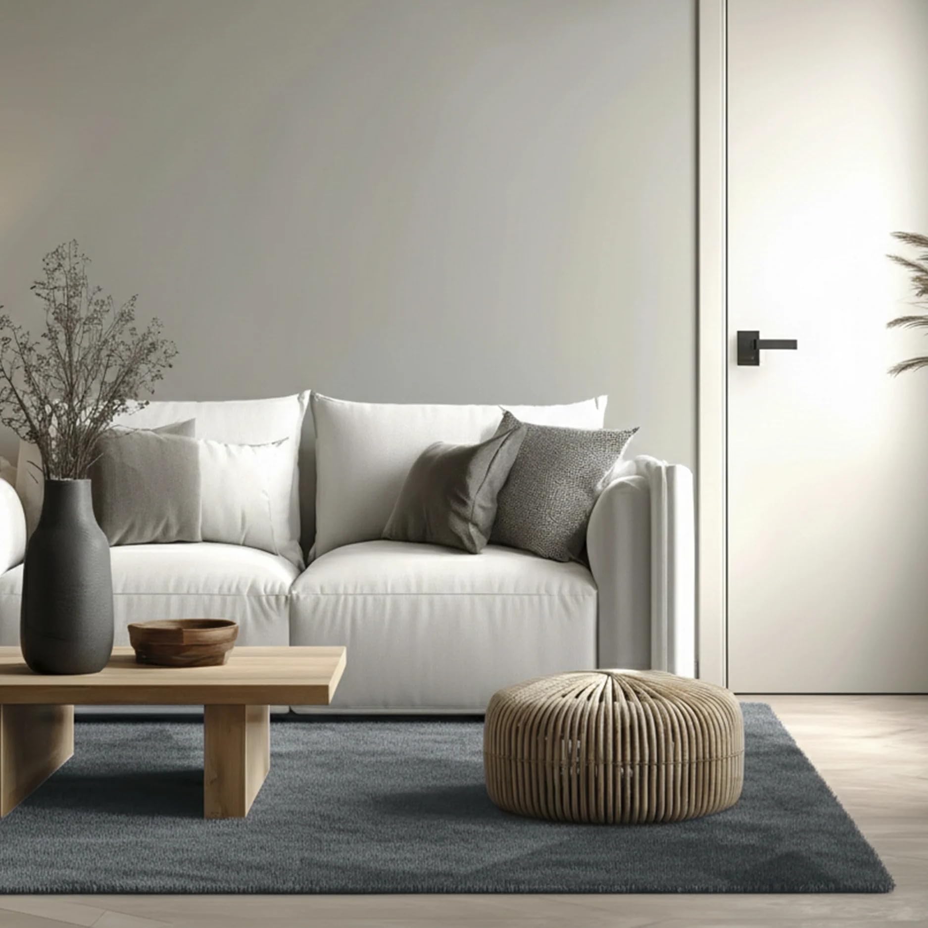 Dywan 160 x 120 cm czarny Plush - sztuczne futro z krótkim włosiem - miękki do salonu, sypialni i pokoju dziecięcego