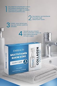 Dökülme Karşıtı Şok Bakım & Saç Vitamini 5li Ampul