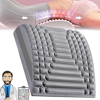 Refresh - Neck & Back Stretcher,Back Neck Cracker for Lower Back Pain Relief,Lumbar Soothing Device Multi-level Adjustable Spine Board for Sciatica,Herniated Disc,Lumbar Support Relax (A)