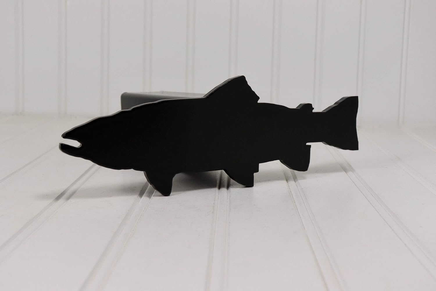 12891-Matte Black Trout Hitch Cover