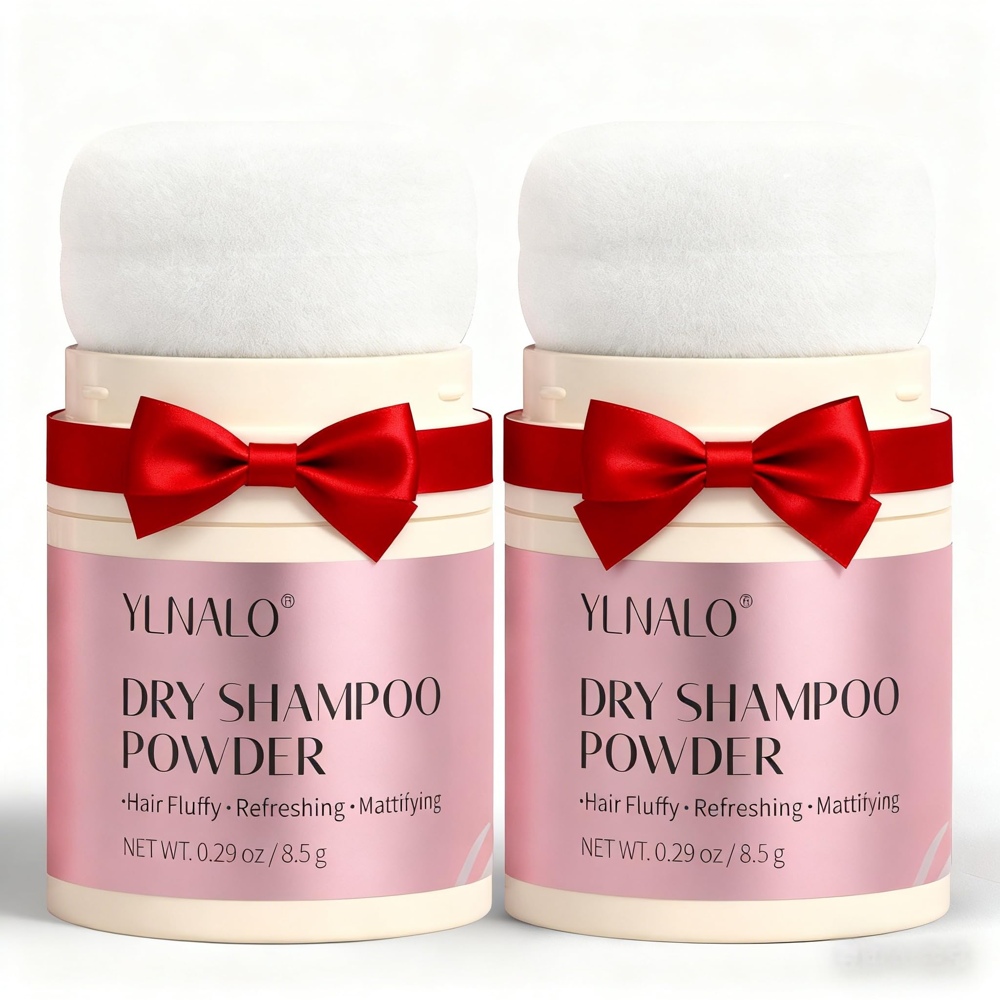YLNALO Dry Shampoo Powder 2 Packs, Mattifying Root Fuller Looking Refreshing Hair,Non-aerosol, No White Cast, Travel Size Dry Shampoo Suitable for Women and Men,0.58Oz Gifts for Women