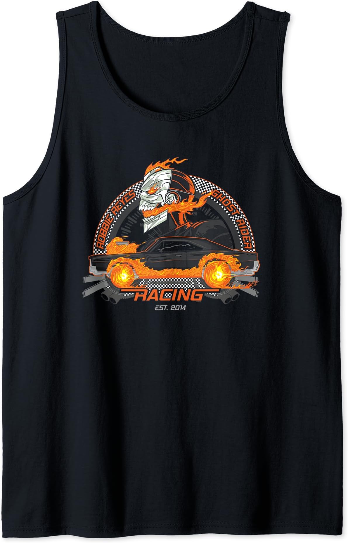 Marvel Ghost Rider Robbie Reyes Racing Tank Top