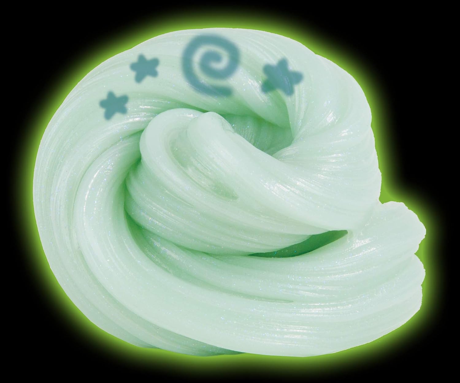 Crazy Aaron's Thinking Putty 4" Tin - Phantoms Foxfire - Glowing Sparkle Glow Putty, Soft Texture - Never Dries Out