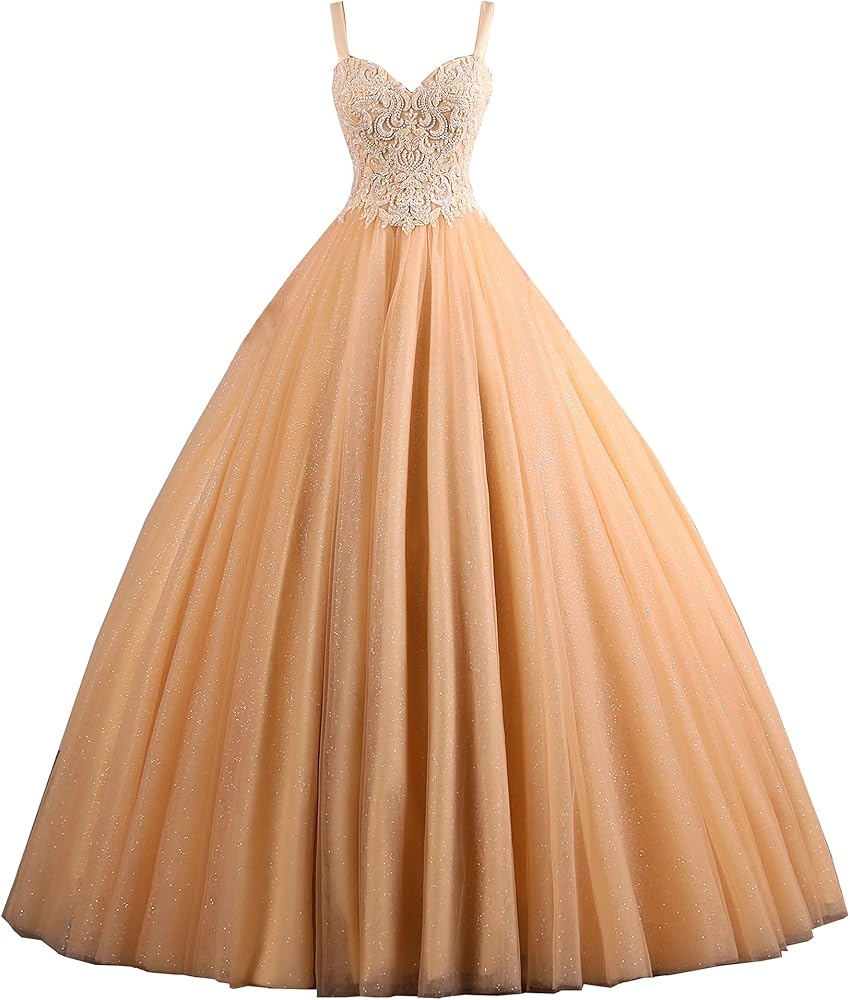 slim fit dress slacks Rachel Allan RQ2216 Ball Gown Glitter Long Floral Quinceanera Dress main image 0