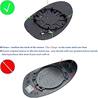 Vista 4 de Espejo retrovisor de coche para BMW E82 E88 E46 E85 E91 – Seguridad de conducción mejorada, gran angular de alta definición derecho + lado izquierdo