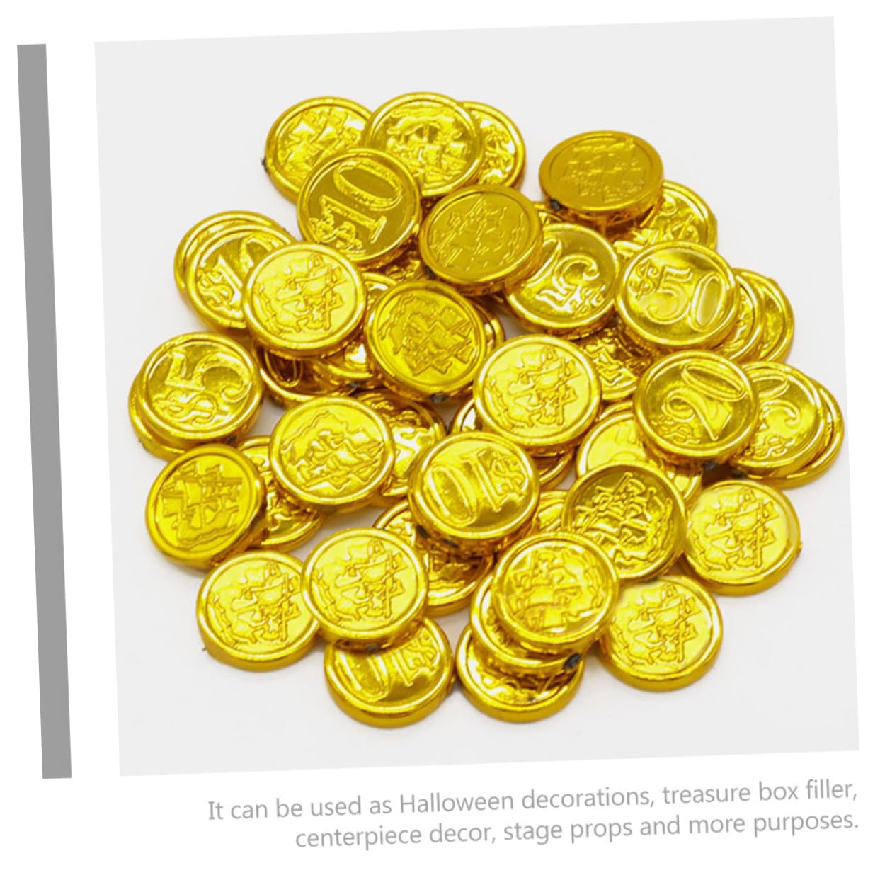 Amazon.co.jp: Vaguelly 48個入り 海賊テーマ コイン玩具 小さなコイン 遊び道具 パーティ : おもちゃ