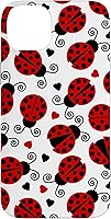 Vista 15 de Carcasa para iPhone 17 de mariquitas y corazones