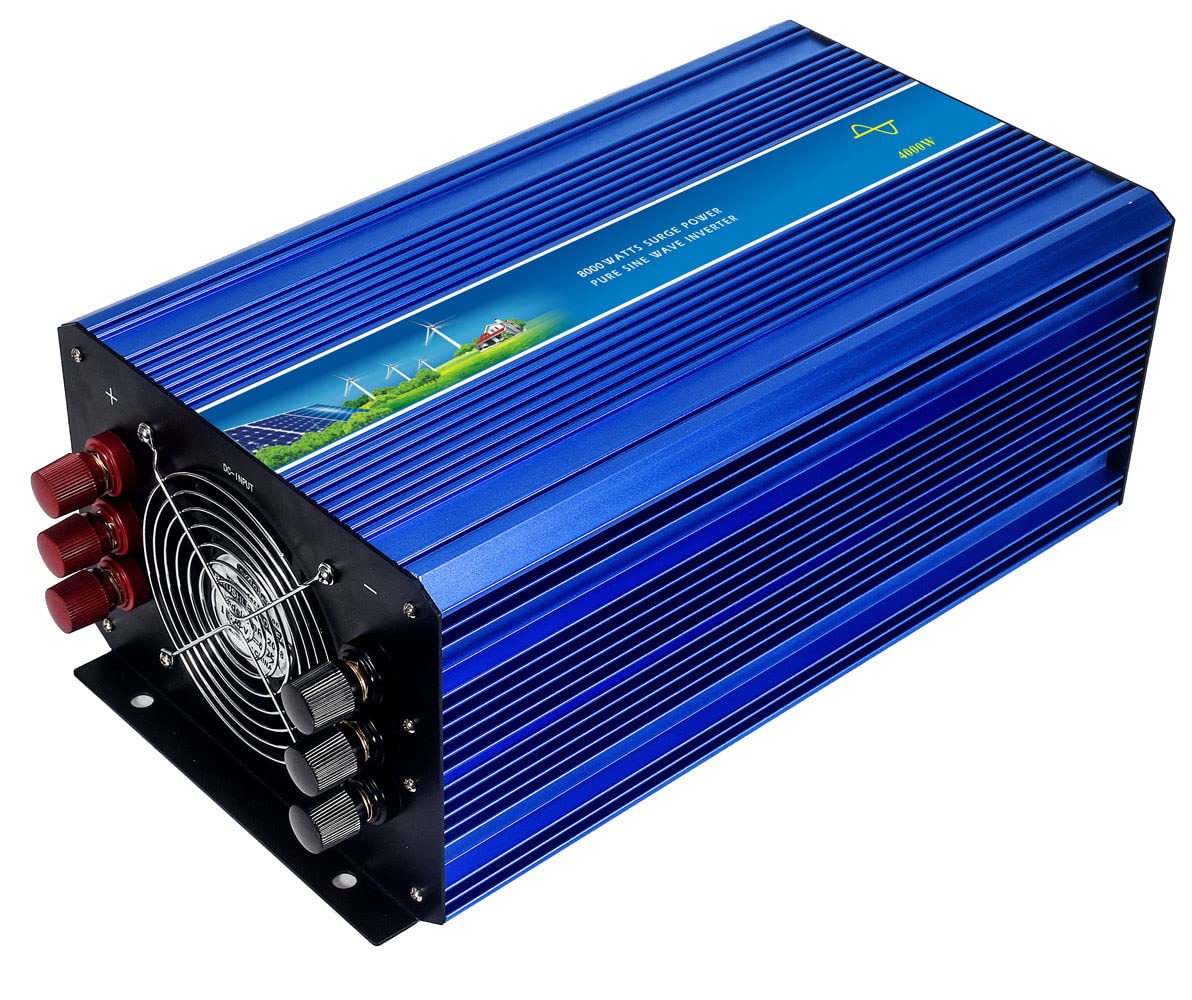 Inversor de corriente (4000 W/8000 W, 12 V/24 V/48 V a 220 V, 230 V, 240 V)