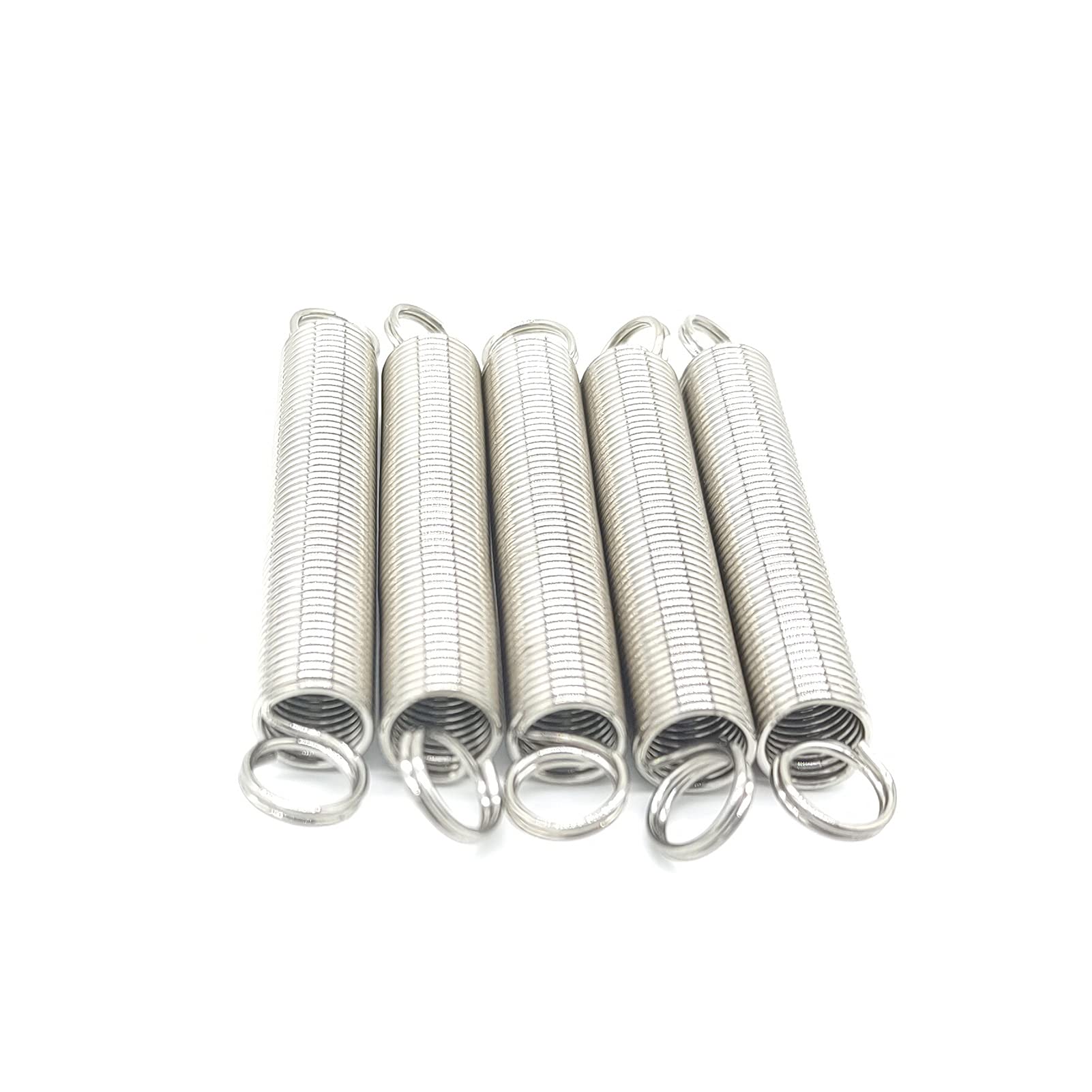 Extension Heavy 5 Pieces, Wire Diameter 0.7mm, Outer Diameter 8mm, Length 30-60mm 304 Stainless Steel Dual Hook Expansion Tension Spring Wire Hook ( Size : 40mm )