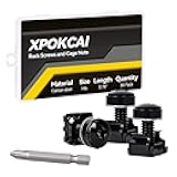 Xpokcai 30-Pack M6 x 20mm Rack Mount Screws and Cage Nuts for Server Racks、Routers&Audio Equipment Cabinets Wall Server Network Enclosure Mount Screws