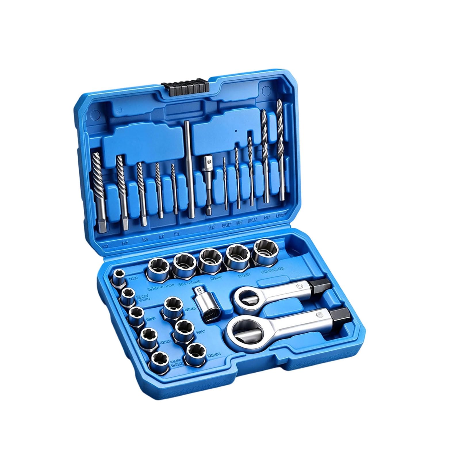 WEILWH Professional Ruptured Bolt Extractor Set for Stuck Nut and Bolts Removal with High Strength Alloy Steel Construction