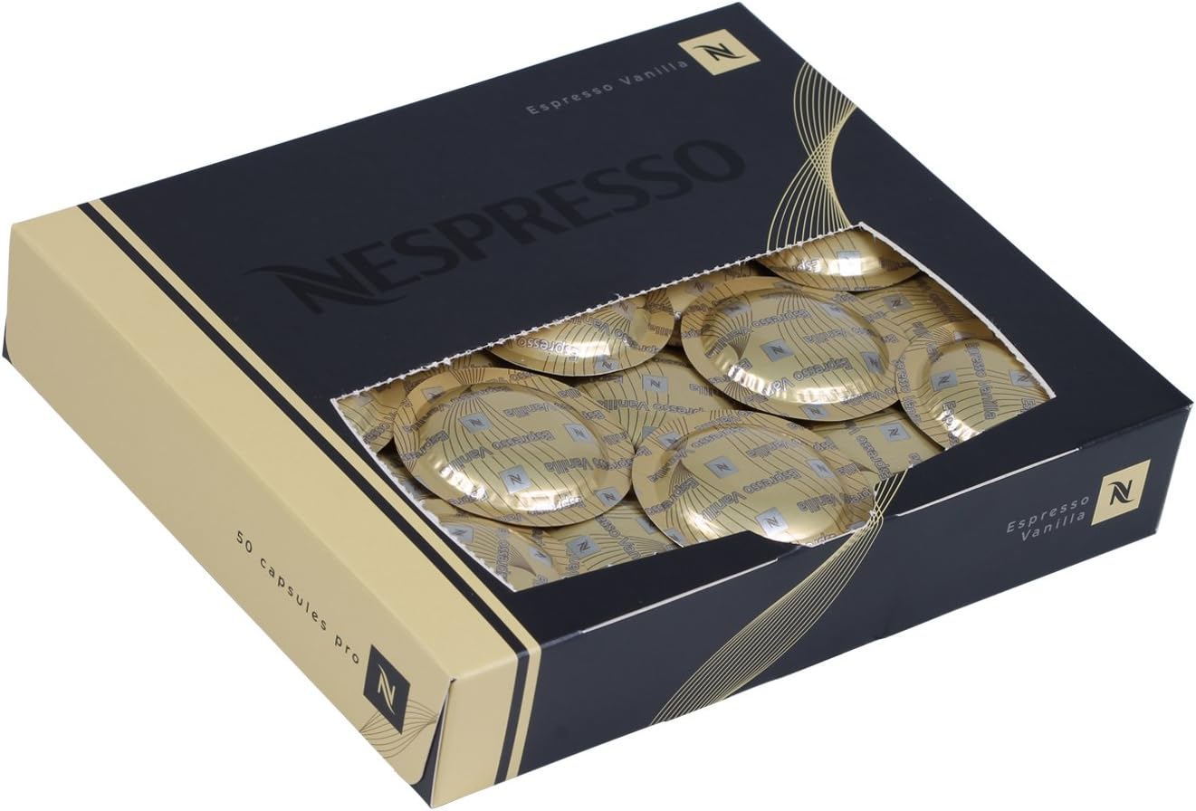 Nespresso Pro Capsules Pods 50x Espresso Vanilla Original for