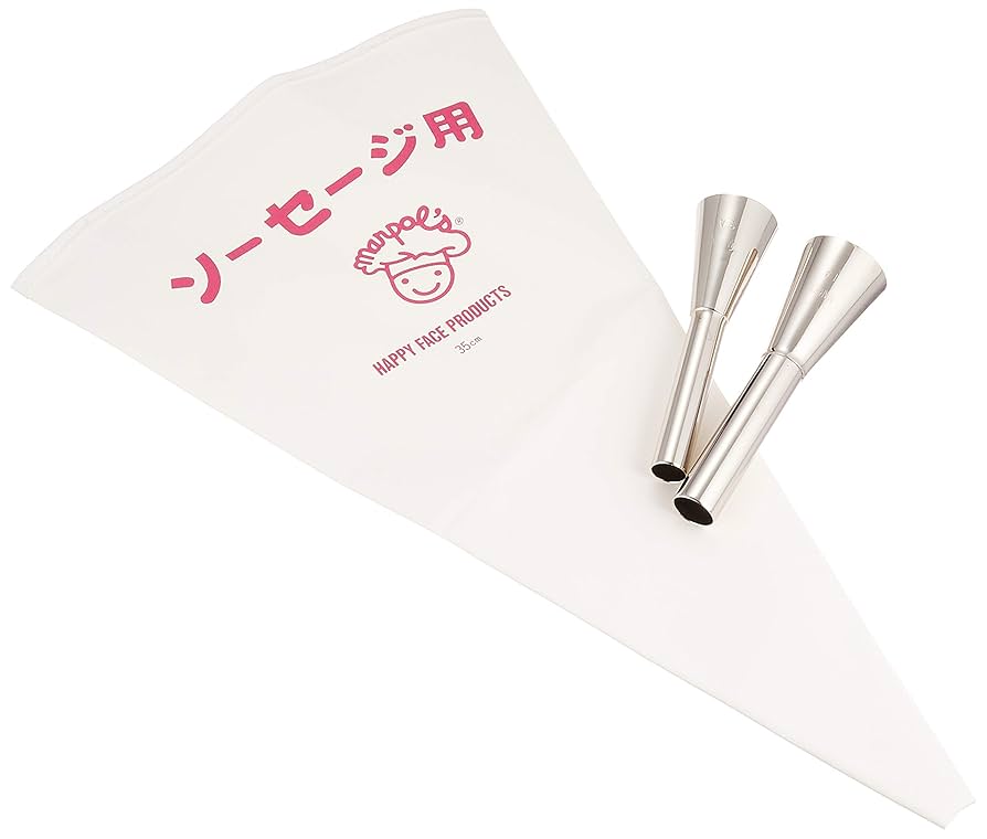 田中糧機 ソーセージ用口金セット(絞り袋付き) ウィンナ&フランク用 3300 真鍮メッキ、綿布、樹脂加工 日本 WKT50300 2mvetro Amazon.co.jp: 田中糧機製作所 田中糧機 ソーセージ用口金セット