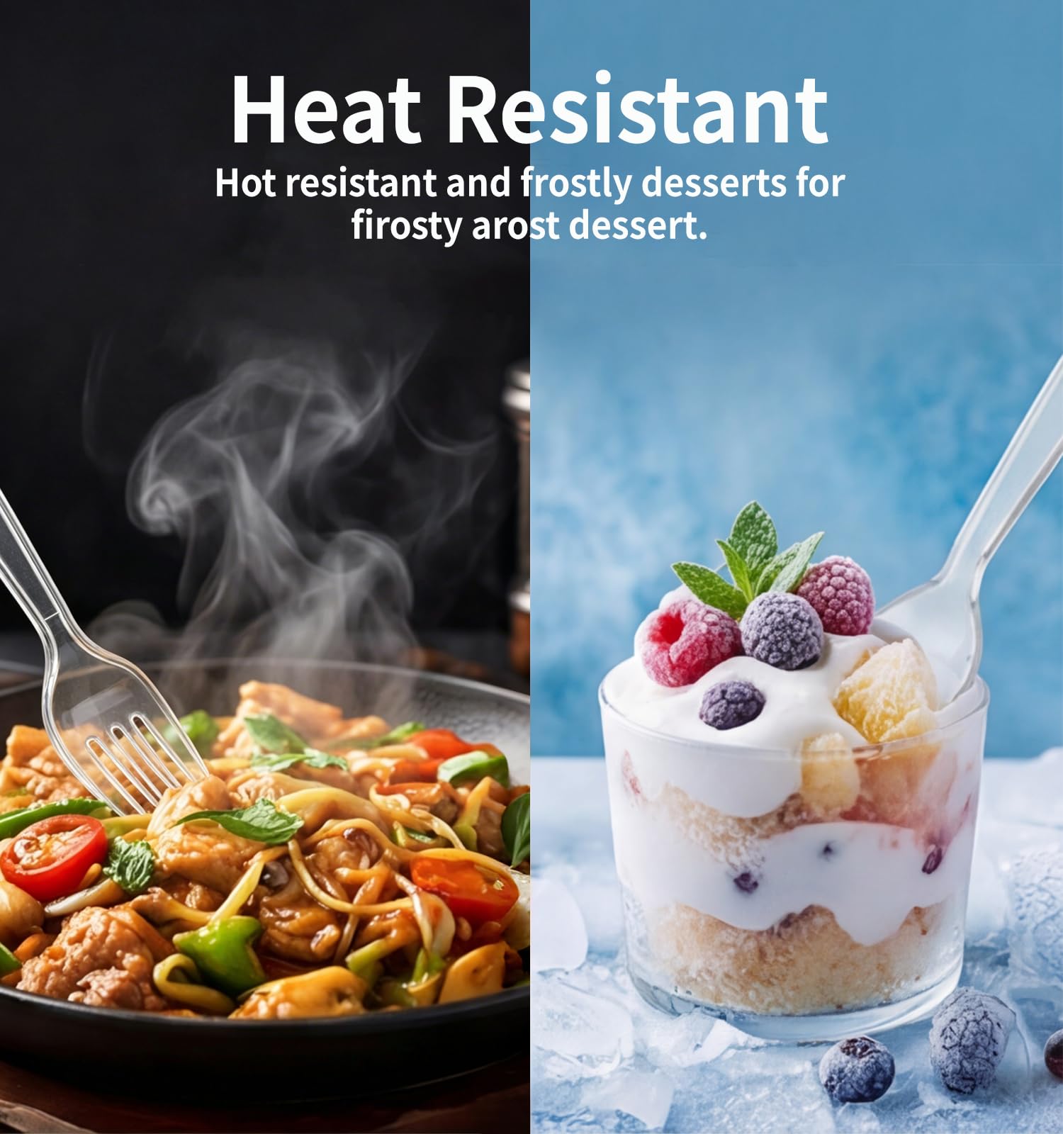 Heavy Duty Forks & Spoons - 390 Pack -4