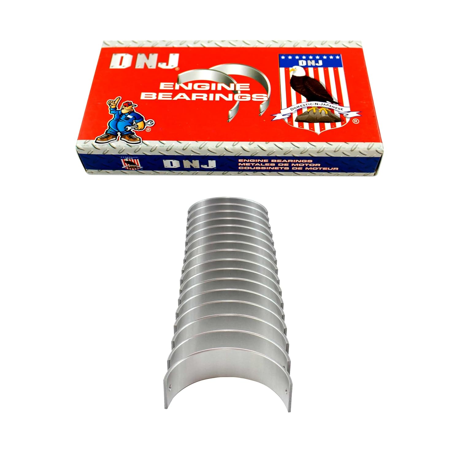 DNJ RB976 Rod Bearings Set Standard for 2007-2021 Lexus, Toyota GS460, GX460, LS460 4.6L-5.0L V8 32V DOHC 4608cc