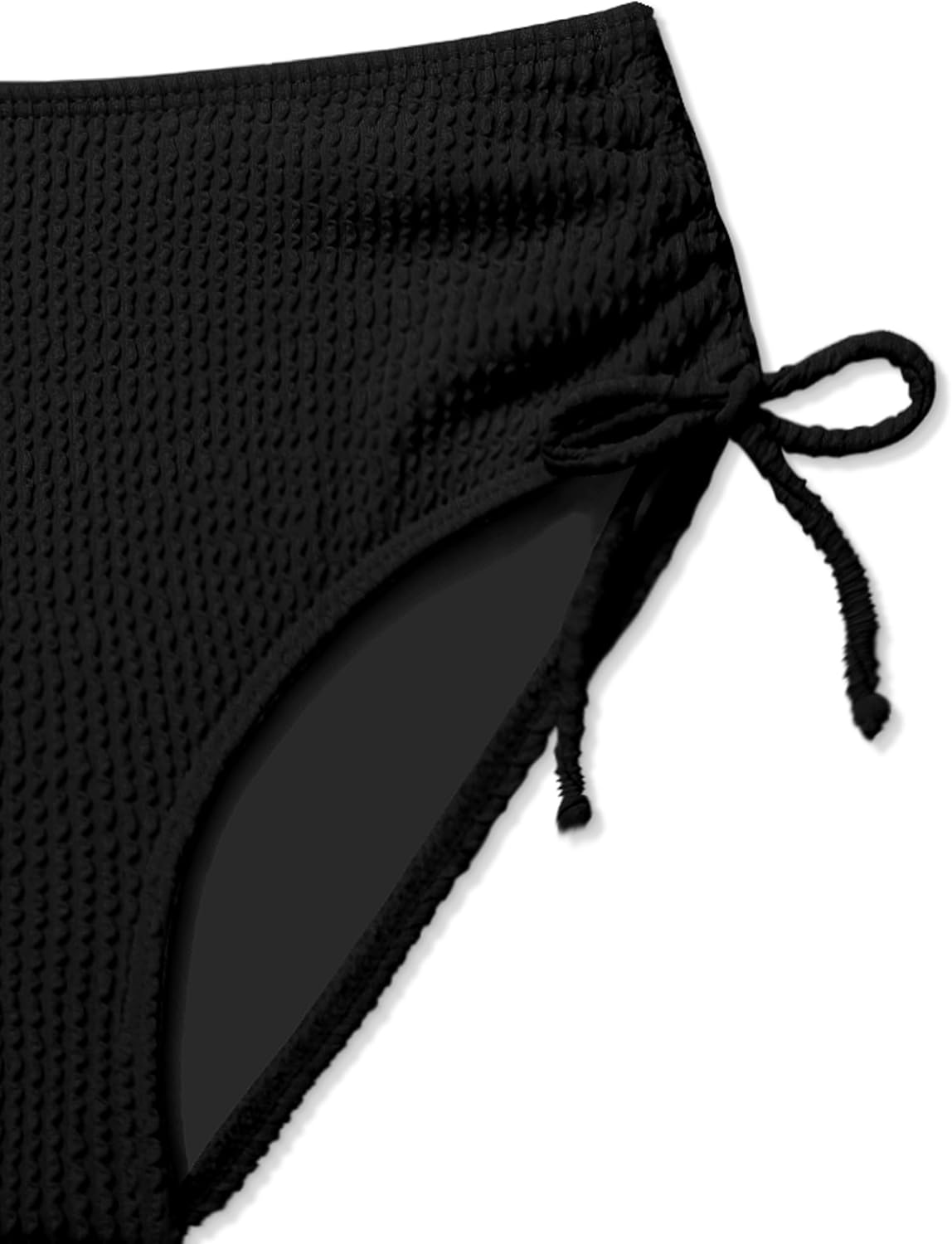 Girls Swimsuit Solid Color Adjustable Spaghetti Straps Drawstring Two Piece Bikini Set Girls Bathing Suit for 9-16Y - Image 8