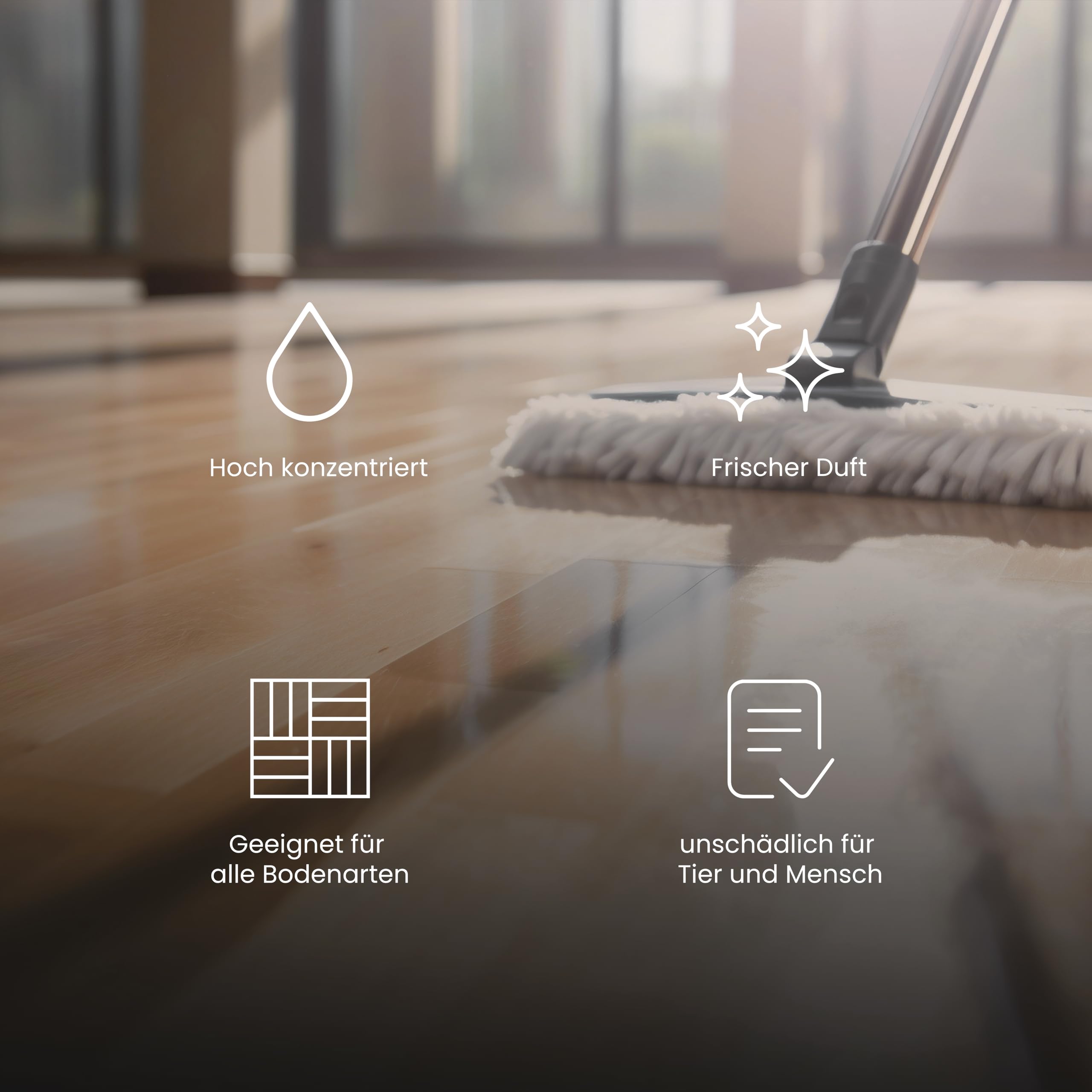 BiOHY Hojas de limpieza de suelos (6 x 60 unidades) | alternativa concentrada de limpieza de suelos | solubles en agua y adecuadas para madera, laminado, baldosas, PVC para limpieza manual y de suelos