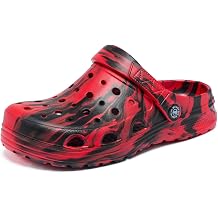 Kids Boys&Girls Black Camouflage Clogs Childrens Beach Shoes Classic Marbled Tie Dye Clog Little Kid
