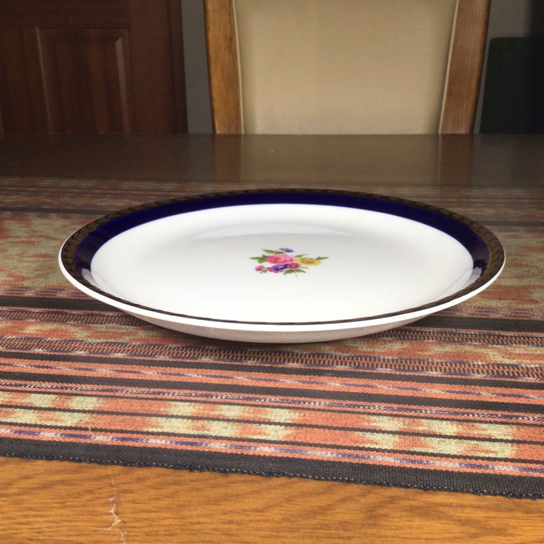 2007 其泉 染付白鷺文皿1客 蛸唐草文高台盃1客 2007 其泉 染付白鷺文皿