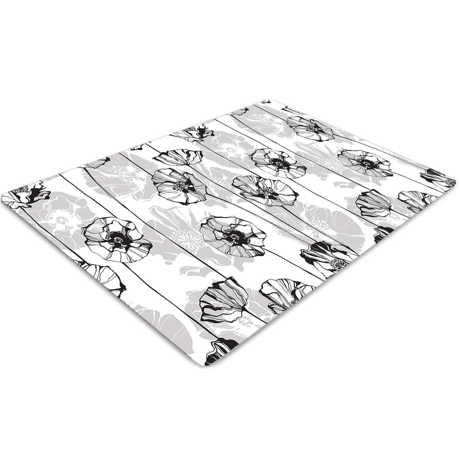Tapis de chaise imperméable en PVC 120x90 cm avec surface antidérapante