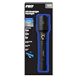 Feit Electric Flex Power Flashlight, 7000 Lumens Ultra-Bright LED, Rechargeable & AA Battery Compatible, Aircraft-Grade Aluminum, USB-C Charging, 3 Light Modes, Wet Rated Emergency Light, FLR7000/FLEX