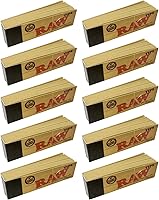 Vista 3 de RAW Papeles de Liar Puntas de Filtro Sin Blanquear Paquete de 10 = 500 Puntas