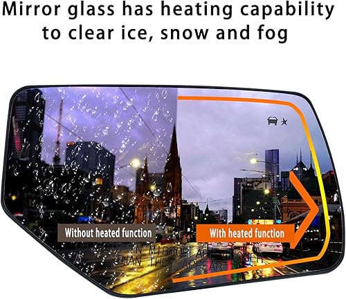 Miniatura 5 de Espejo lateral del pasajero de repuesto para Cadillac Escalade Suburban Tahoe GMC Yukon 2015-2020, espejos retrovisores laterales exteriores
