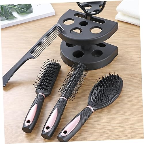 Miniatura 5 de Beavorty Juego de 5 peines de pelo de espejo, 5 peines para cabello rizado, herramienta para el cuidado del cabello, kit profesional de peluquería y