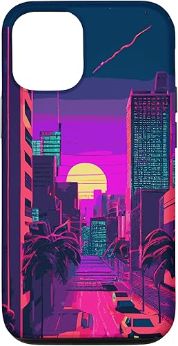 Miniatura 1 de Funda para iPhone 1212 Pro Japanese City Indie Aesthetic Glitch Art 80s 90s Vaporwave