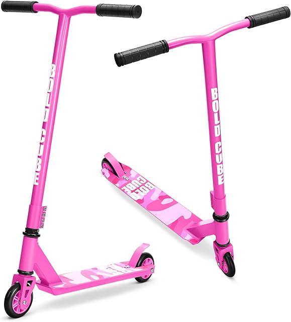 BOLDCUBE Stunt Scooter for Kids Ages 8-12 6-12 Years - Freestyle Scooter 360 - Aluminium Deck - ABEC 7 Wheels - Trick Stunt Scooters for teenagers 11-15 - Kids Stunt Scooter Suitable for Age 8+