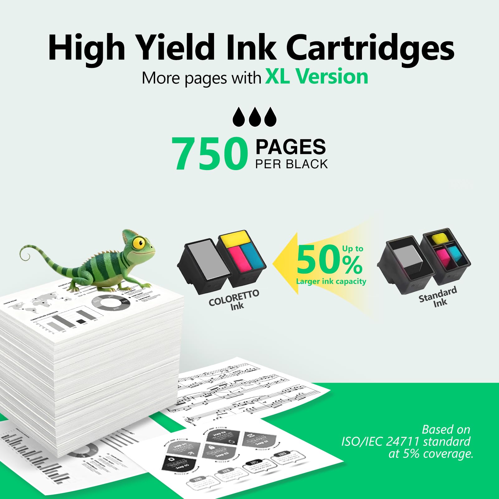 CC654AE Cartuccia Inchiostro Rigenerata 901XL Nero HP Compatibile - Foto 10