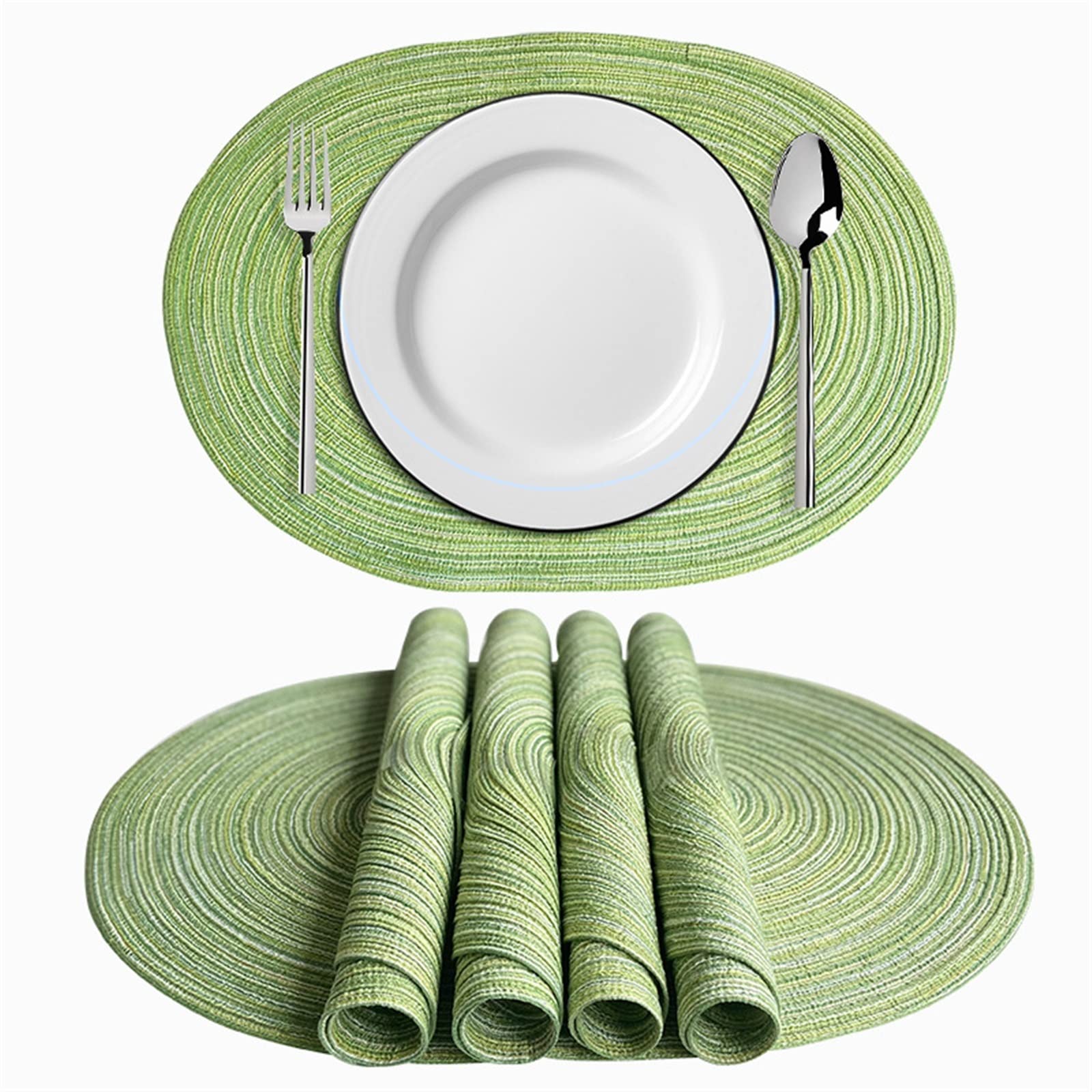De Colonial Ovale Placemat - Naturel Bruin - Rene Houtman