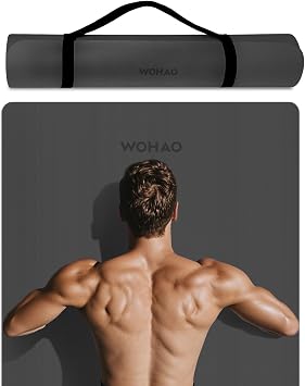 Extra Wide & Thick 8mm Yoga Mat, 72"x31.5"