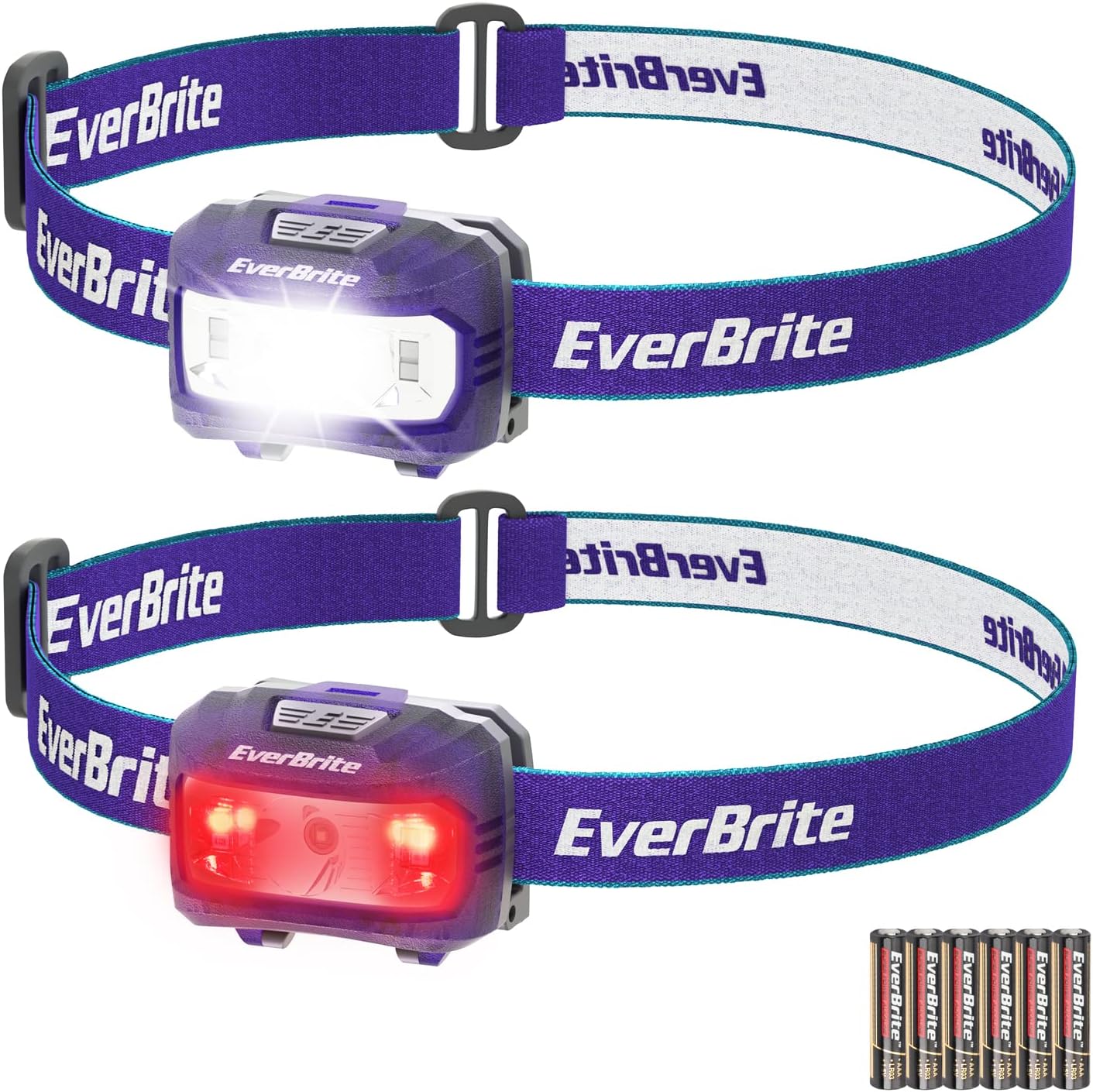 EverBrite 7-Pack LED Headlamp with 21 AAA Batteries
